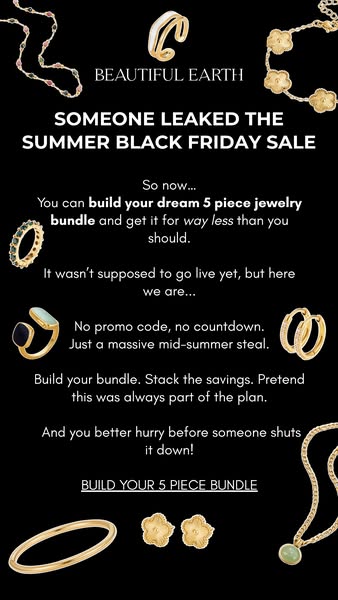 Beautiful Earth Boutique Black Friday ad