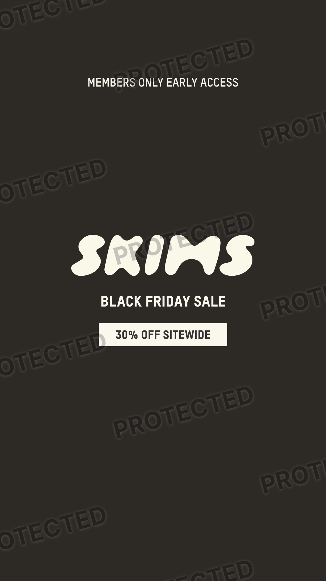 SKIMS Black Friday ad